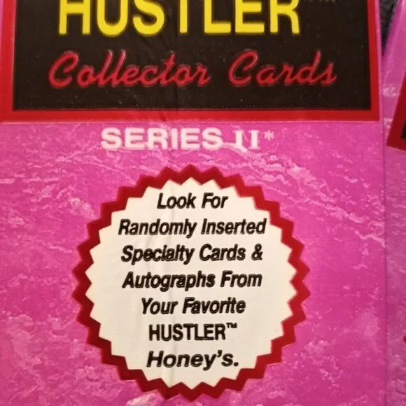 Vintage Hustler Magazine 1993 Collector Trading Cards Series II Lot of 3 Packs - Picture 5 of 5